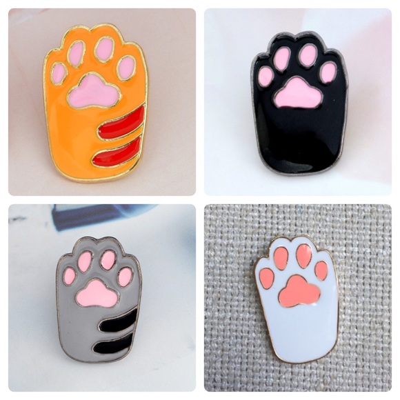 [3 for $6] Kitty Paw Pin - Picture 2 of 8